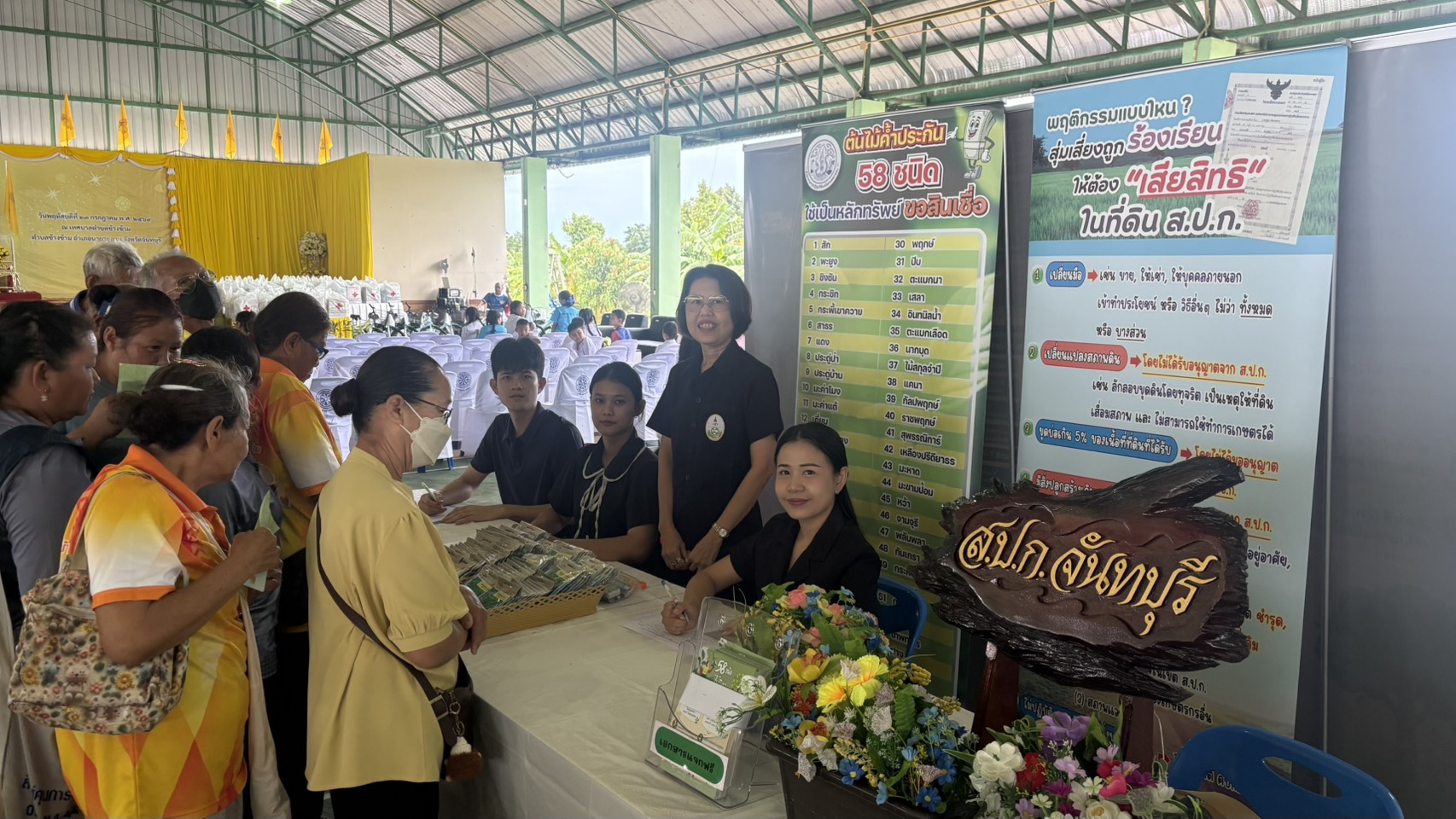 title -  ส.ป.ก.จันทบุรี เข้าร่วมจัดงานโครงการคลินิกเกษตรเคลื่อนที่ในพระราชานุเคราะห์ สมเด็จพระบรมโอรสาธิราช ฯ สยามมกุฎราชกุมาร ประจำปีงบประมาณ พ.ศ. 2569 ไตรมาสที่ 4/2569 